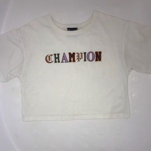 Champion crop tee